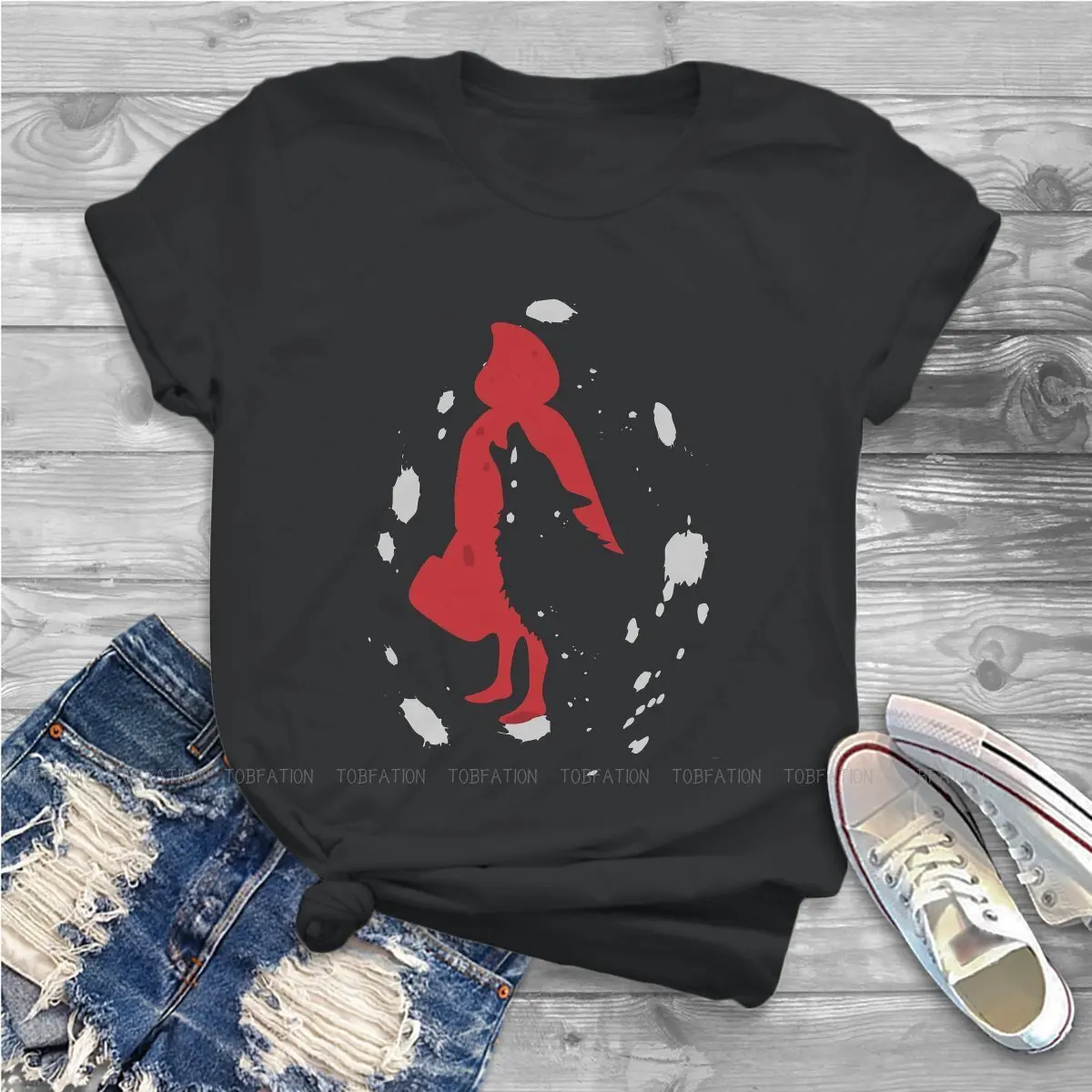 Once Upon a Time Sweet Girls Women T-Shirt Little Red Riding Hood Blusas Harajuku Casual Short Sleeve Vintage Oversized Tops
Once Upon a Time Sweet Girls Women T-Shirt Little Red Riding Hood Blusas Harajuku Casual Short Sleeve Vintage Oversized Tops