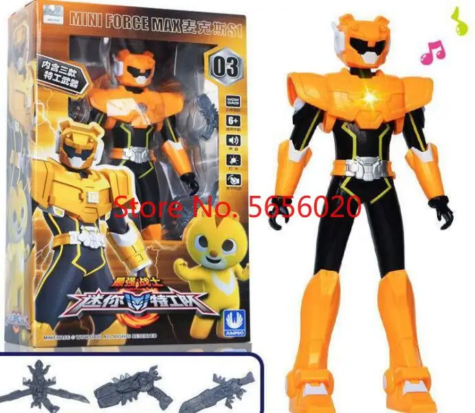 Korea Mini Force Transformation Toys Electric Warrior Deformed Robot Action Figure Weapon Boy Toy Children Souvenir Gift S33
Korea Mini Force Transformation Toys Electric Warrior Deformed Robot Action Figure Weapon Boy Toy Children Souvenir Gift S33