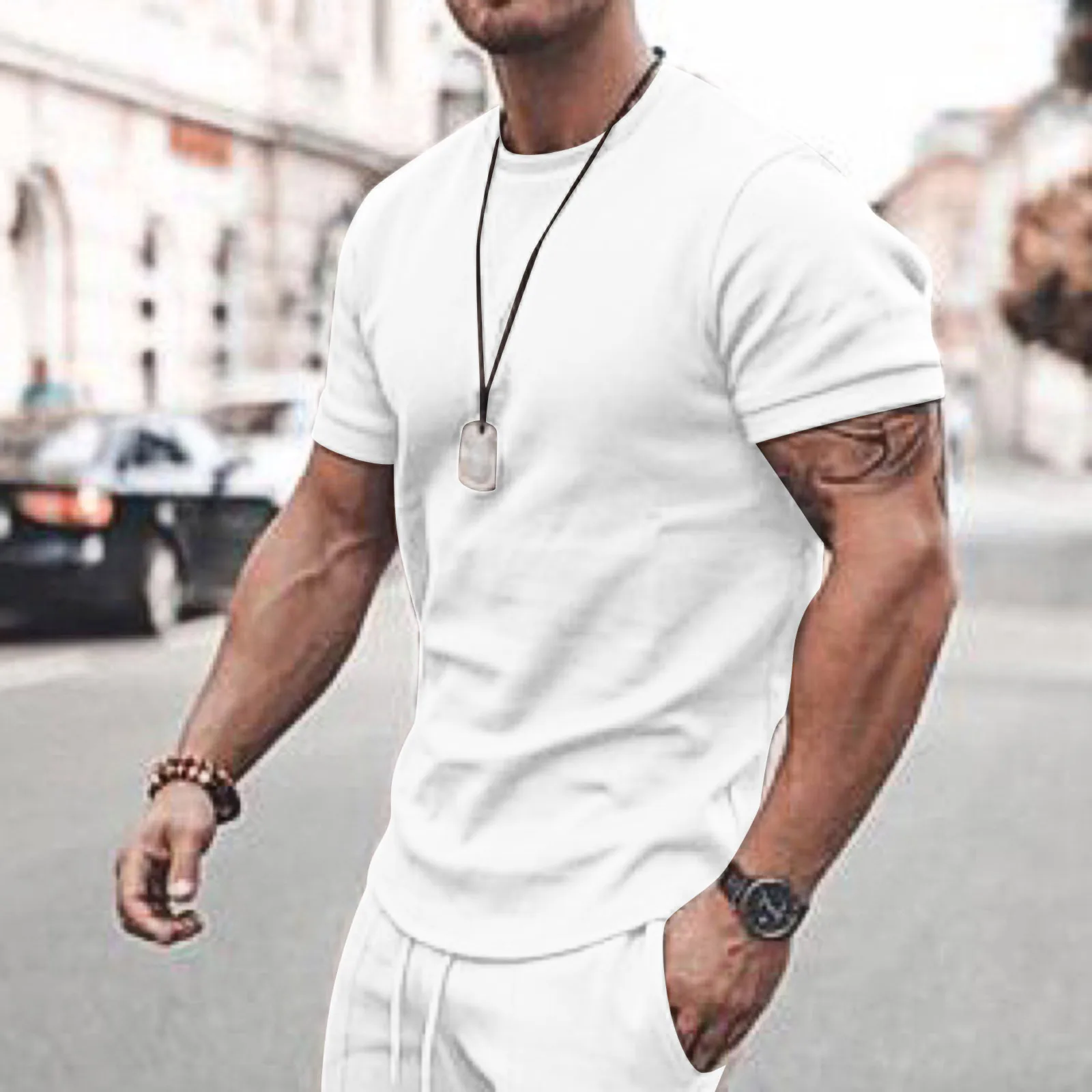 2021 Summer Fashion Men's Casual Cotton Short-sleeved Shirt Shorts 2-piece Suit Men's Suit Cotton Fabric Casual Sportswear Slim
2021 Summer Fashion Men's Casual Cotton Short-sleeved Shirt Shorts 2-piece Suit Men's Suit Cotton Fabric Casual Sportswear Slim