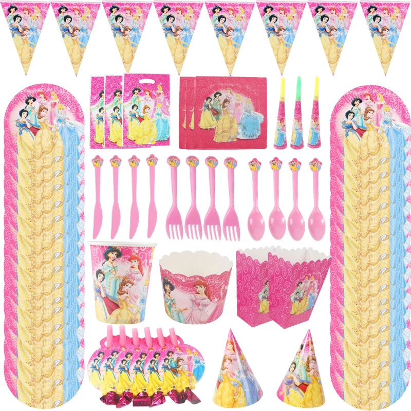 Disney Princess Birthday Party Kids Girls Favor Disposable Tableware Set Paper Cup Plate Baby Shower For Party Decoration Supply
Disney Princess Birthday Party Kids Girls Favor Disposable Tableware Set Paper Cup Plate Baby Shower For Party Decoration Supply