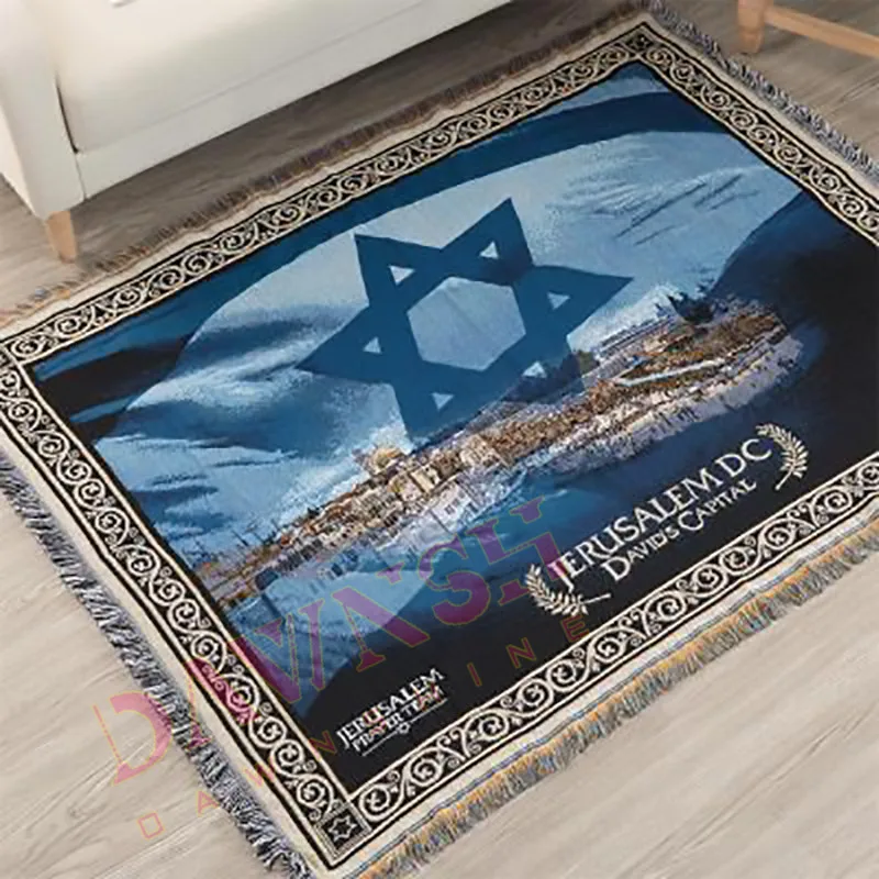 Israel Prayer Blanket Carpet Tapestry Sofa Knit Throw Towel Christian Gift Livingroom Bed Blanket Middle East Decorative Blanket
Israel Prayer Blanket Carpet Tapestry Sofa Knit Throw Towel Christian Gift Livingroom Bed Blanket Middle East Decorative Blanket