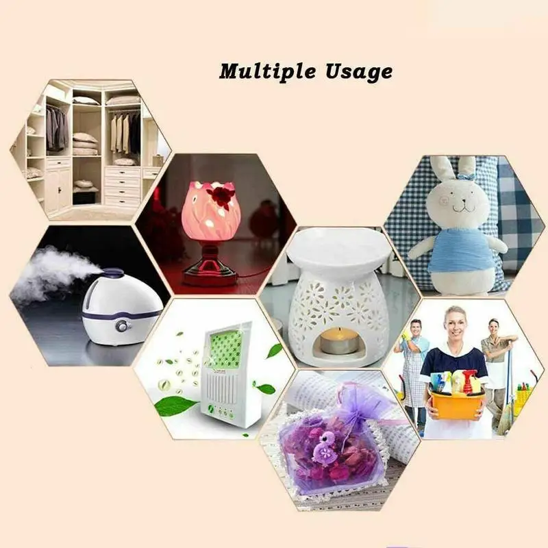 Jasmine Humidifier Air Purifier Essential Oil Aromatic Pure Plant 3Ml Water Soluble Incense Essential Tranquility Bottle U6Y8