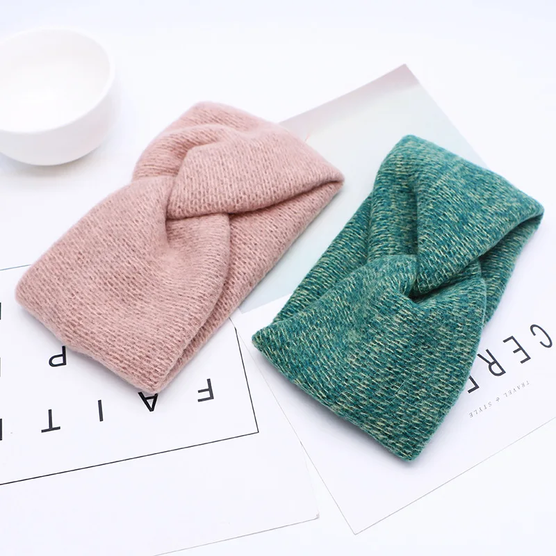 Women Solid Knitting Cross Knot Woolen Warm Headbands Hair Holder Elastic Hairbands Turban Headwraps Fashion Hair Accessories
Women Solid Knitting Cross Knot Woolen Warm Headbands Hair Holder Elastic Hairbands Turban Headwraps Fashion Hair Accessories