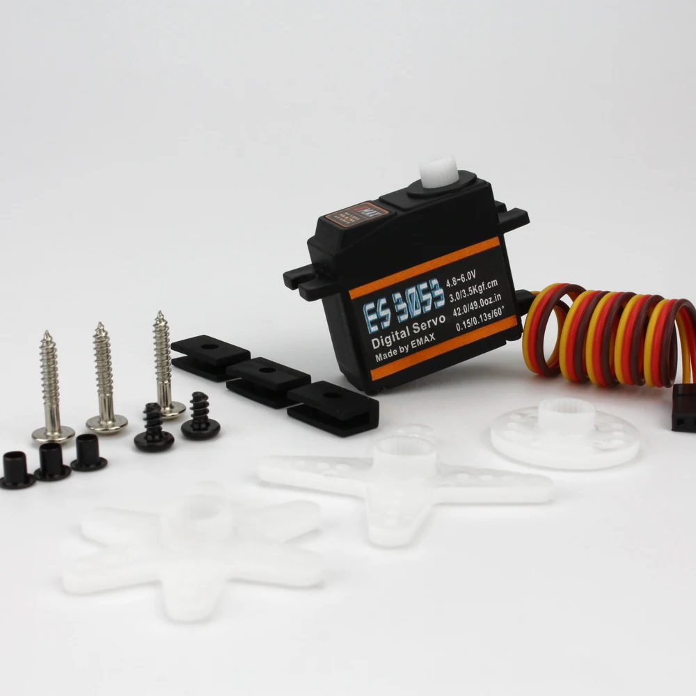 Emax Digital Servo 17g Mini Flower Head 23T ES3053 пластиковый редукторный двигатель для радиоуправляемого самолета
Emax Digital Servo 17g Mini Flower Head 23T ES3053 пластиковый редукторный двигатель для радиоуправляемого самолета