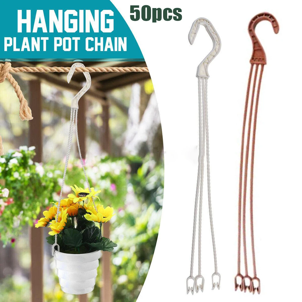 50PCS Flower Pot Hook Clip Garden Plant Hanger Hanging Stand Basket Chain Window Boxes Saucers 50 XPot Hanger Hook
50PCS Flower Pot Hook Clip Garden Plant Hanger Hanging Stand Basket Chain Window Boxes Saucers 50 XPot Hanger Hook