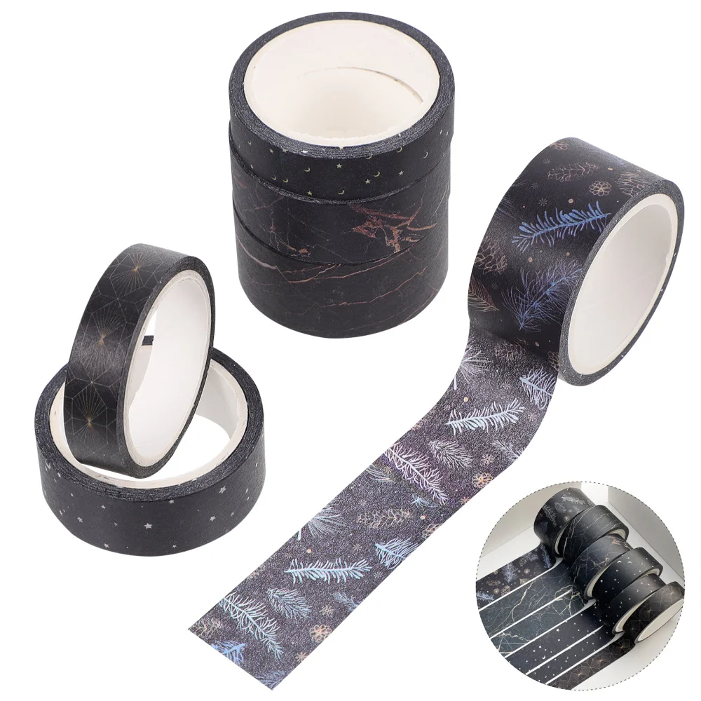 6 Rolls Simple Style Washi Tape Decorative Stripe Tape Adhesive Tape for DIY
6 Rolls Simple Style Washi Tape Decorative Stripe Tape Adhesive Tape for DIY