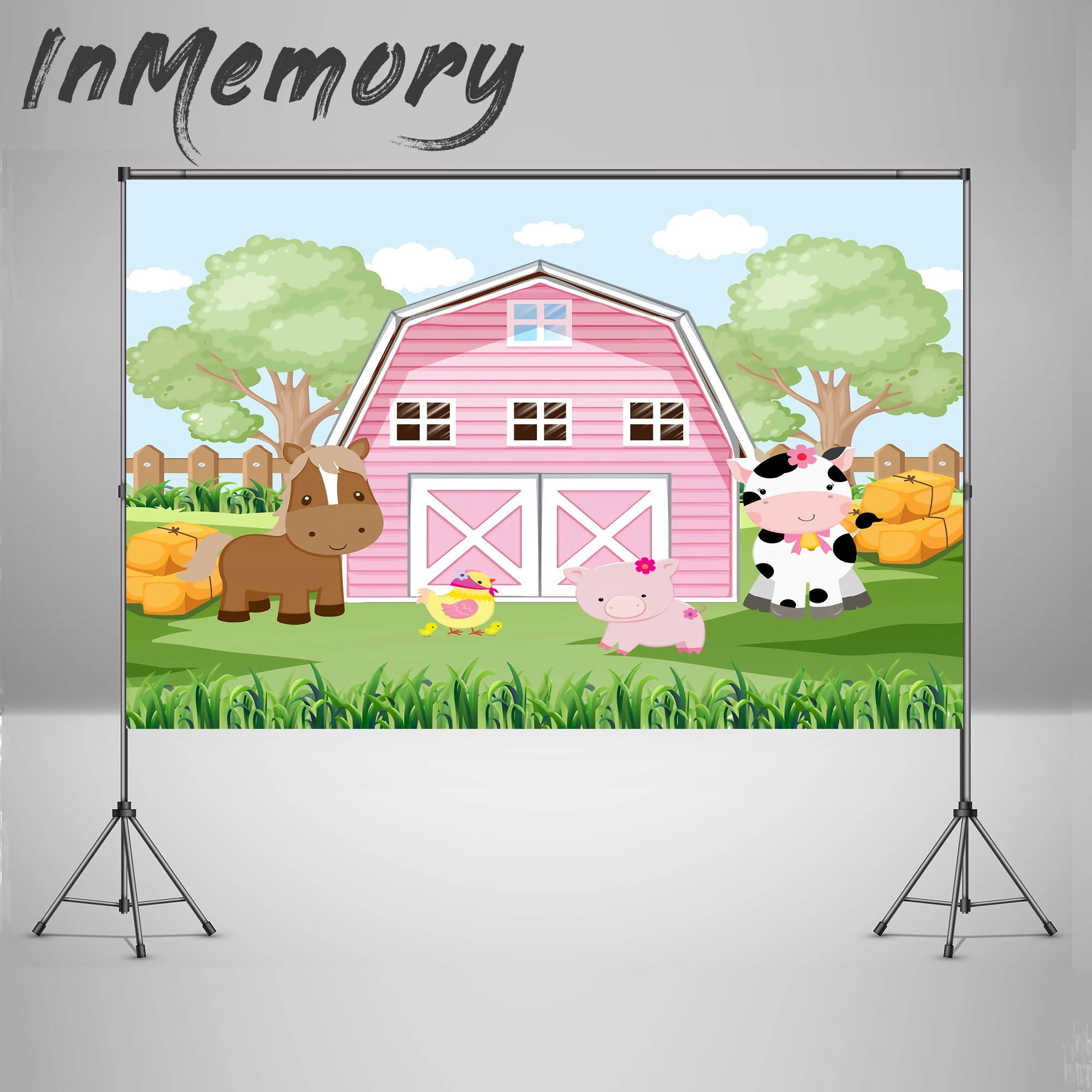 Фон для детского дня рождения с изображением мультяшной фермы, двора, детского душа, розовая ферма, животные, украшение для детского дня рождения, баннер
Фон для детского дня рождения с изображением мультяшной фермы, двора, детского душа, розовая ферма, животные, украшение для детского дня рождения, баннер