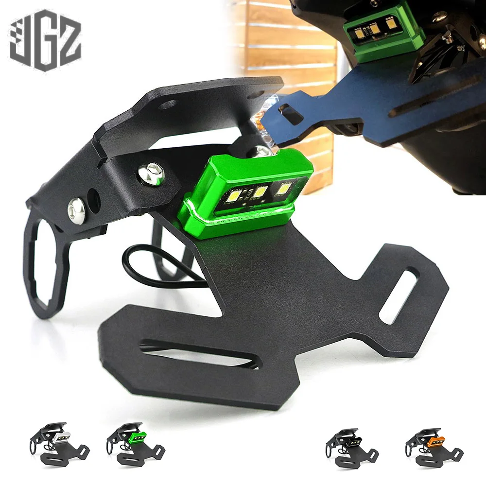 Motorcycle CNC Rear License Plate Holder Tail Frame Bracket with LED Light Lamp for Kawasaki Z900 2013 - 2019 2020 Accessories
Motorcycle CNC Rear License Plate Holder Tail Frame Bracket with LED Light Lamp for Kawasaki Z900 2013 - 2019 2020 Accessories