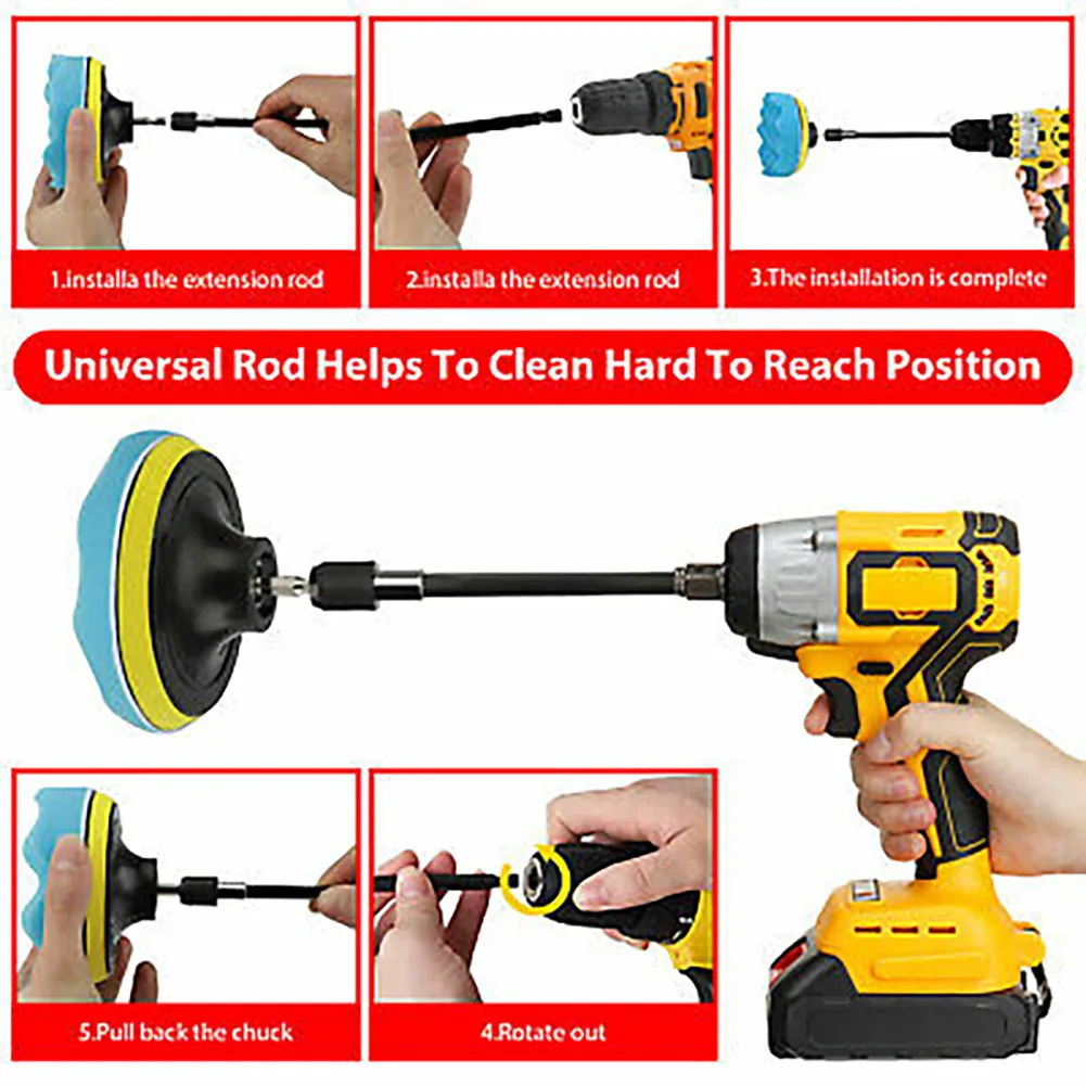 12Pcs Foam And Woolen 4 Inch Polishing Pads Sponge Foam Buffing Kit Set For Car Polisher Drill
12Pcs Foam And Woolen 4 Inch Polishing Pads Sponge Foam Buffing Kit Set For Car Polisher Drill