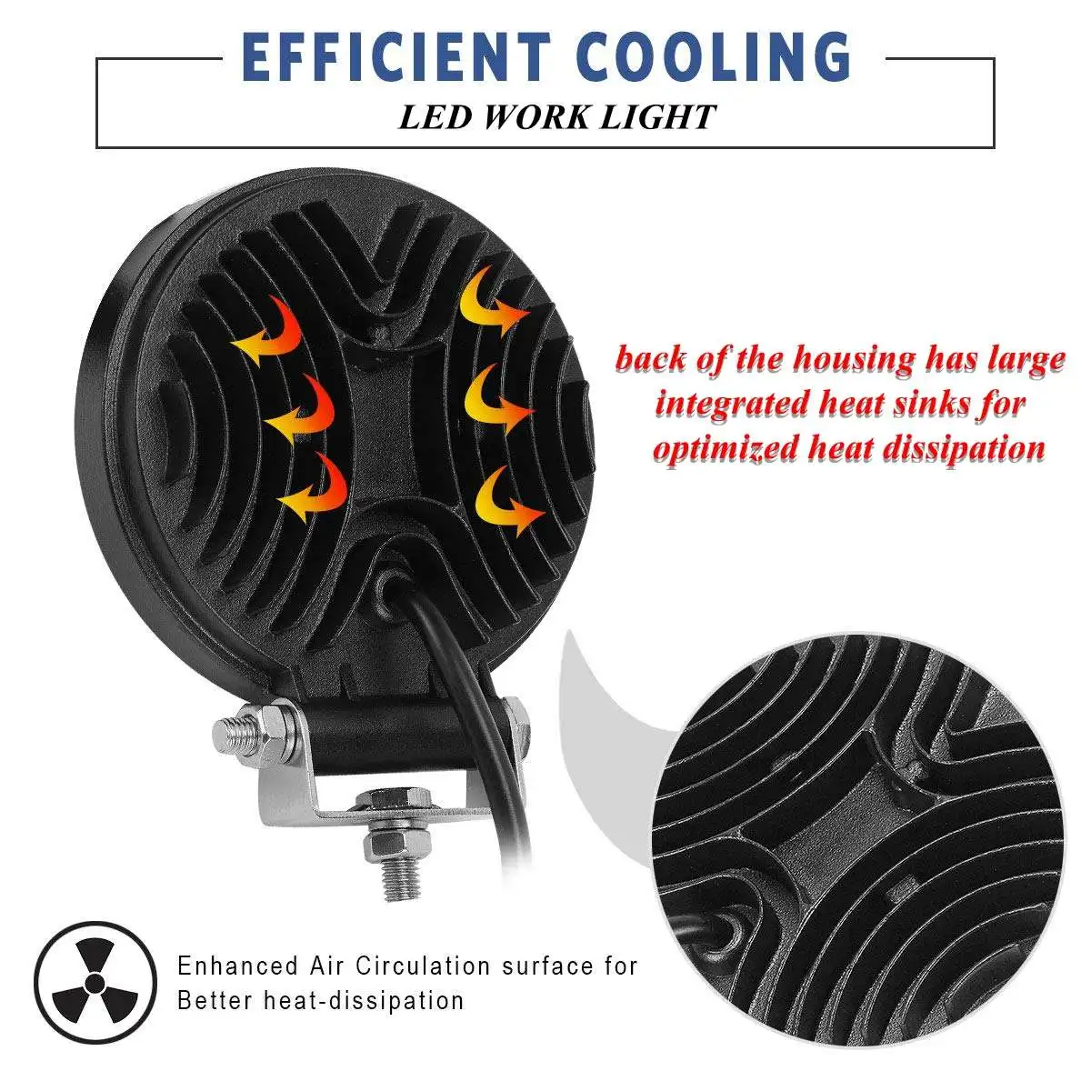 27W 9 LED Work Light Car LED Spotlight Floodlight Thickness 4.3cm Round Auto Truck Off Road Mini LED Light bar
27W 9 LED Work Light Car LED Spotlight Floodlight Thickness 4.3cm Round Auto Truck Off Road Mini LED Light bar