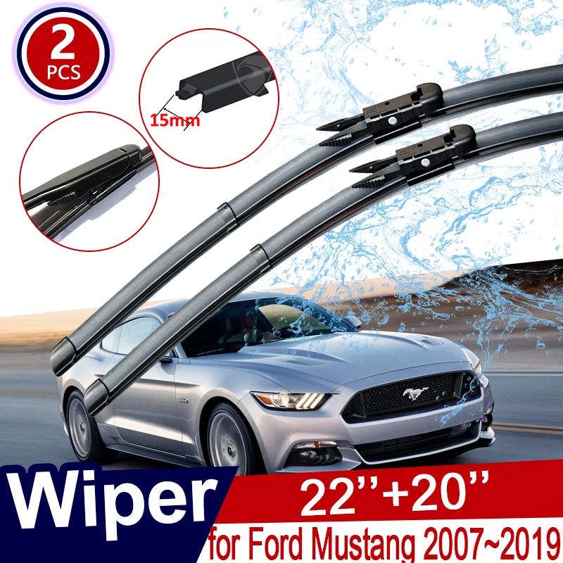 for Ford Mustang S550 EcoBoost Export GT 2007~2019 Front Windshield Car Wiper Blades Car Accessories Stickers
for Ford Mustang S550 EcoBoost Export GT 2007~2019 Front Windshield Car Wiper Blades Car Accessories Stickers