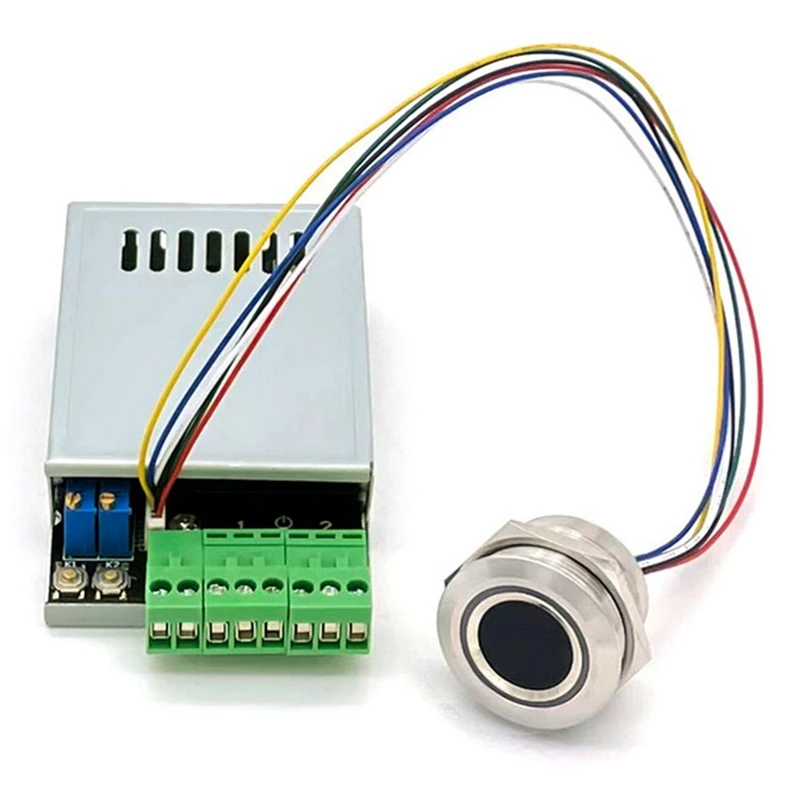 K220 + R503 DC10-24V два релейных выхода с платой управления доступом администратора/пользователя по отпечатку пальца 0,5-60S-нормально открытое реле
K220 + R503 DC10-24V два релейных выхода с платой управления доступом администратора/пользователя по отпечатку пальца 0,5-60S-нормально открытое реле