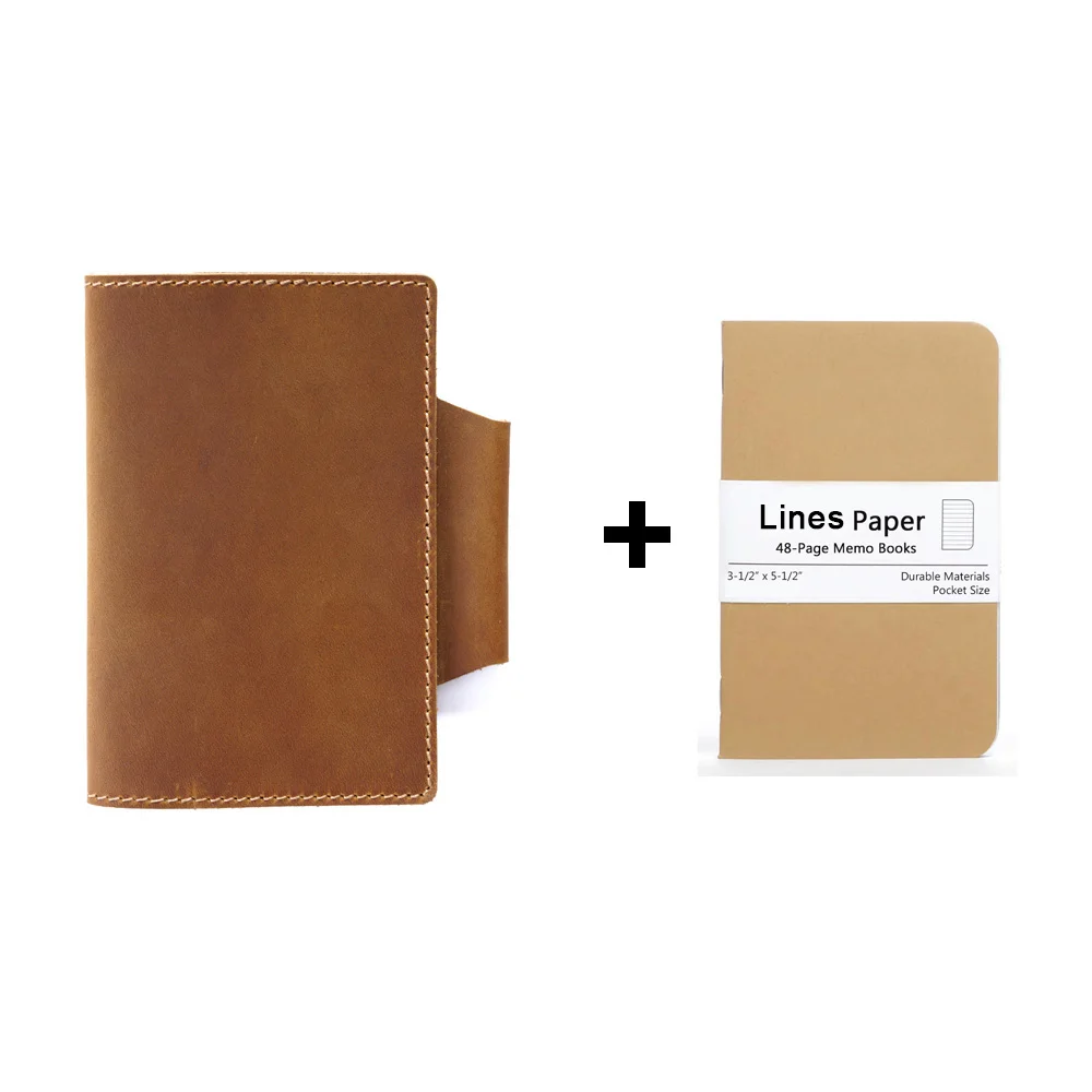 RAYSLIN Ретро записная книжка из кожи коричневого цвета
RAYSLIN Ретро записная книжка из кожи коричневого цвета