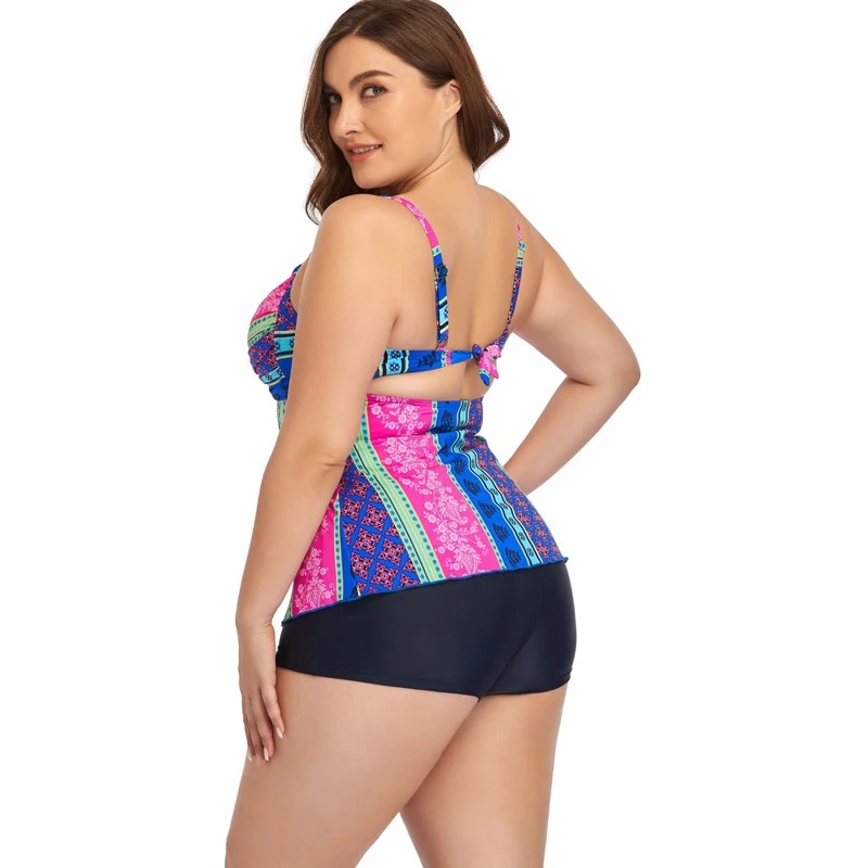 2021 New Large Size 8XL Women Swimwear Push Up High Quality Nylon Tankini Vintage Swimsuit With Boyshorts Adjustable Shoulder
2021 New Large Size 8XL Women Swimwear Push Up High Quality Nylon Tankini Vintage Swimsuit With Boyshorts Adjustable Shoulder