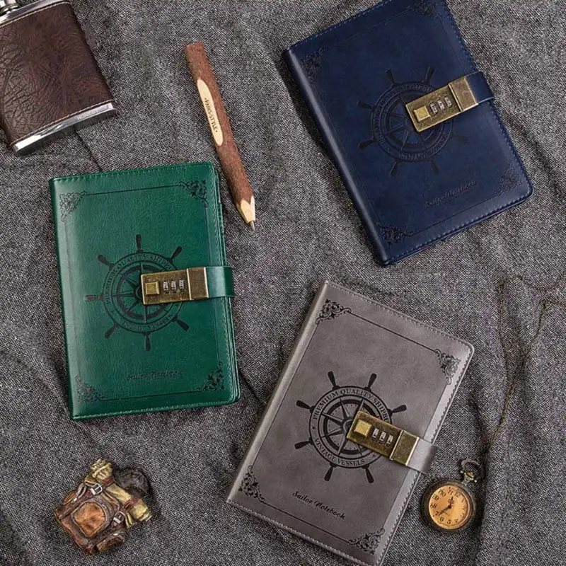 Vintage B6 Notepad Notebook Diary Planner Agenda Leather Diary Memos with Password Lock School Offices Stationery
Vintage B6 Notepad Notebook Diary Planner Agenda Leather Diary Memos with Password Lock School Offices Stationery