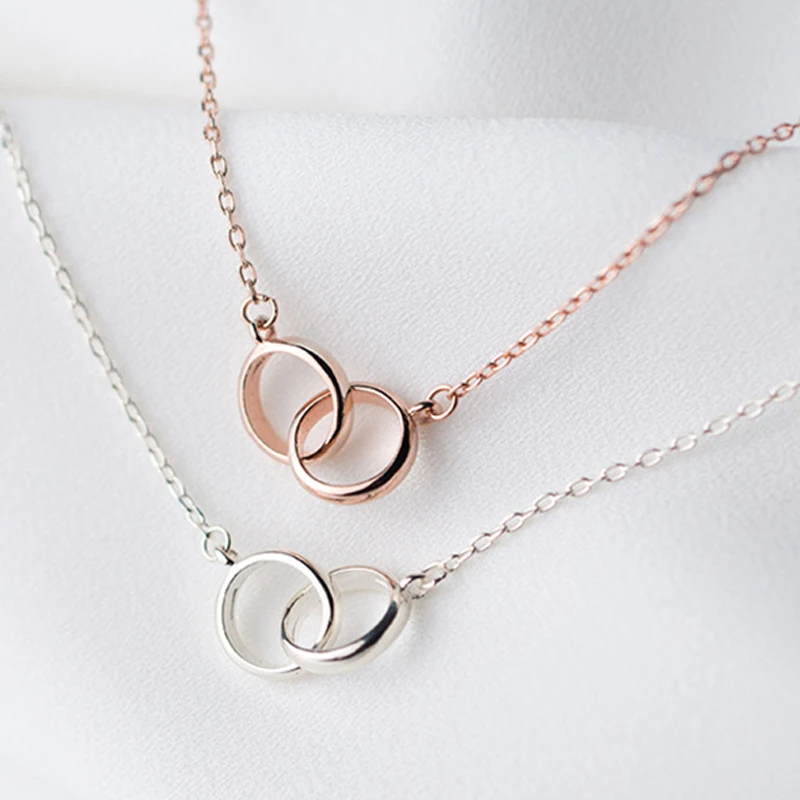 Женское ожерелье из серебра 925 пробы, с двойной круглой подвеской
Женское ожерелье из серебра 925 пробы, с двойной круглой подвеской