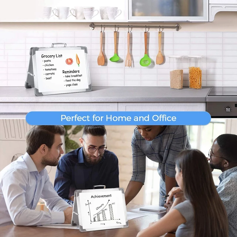 Small Dry Erase Board - 16 inch x 12 inch Magnetic Double Sided Desktop Whiteboard Portable Easel with Stand & Holder
Small Dry Erase Board - 16 inch x 12 inch Magnetic Double Sided Desktop Whiteboard Portable Easel with Stand & Holder