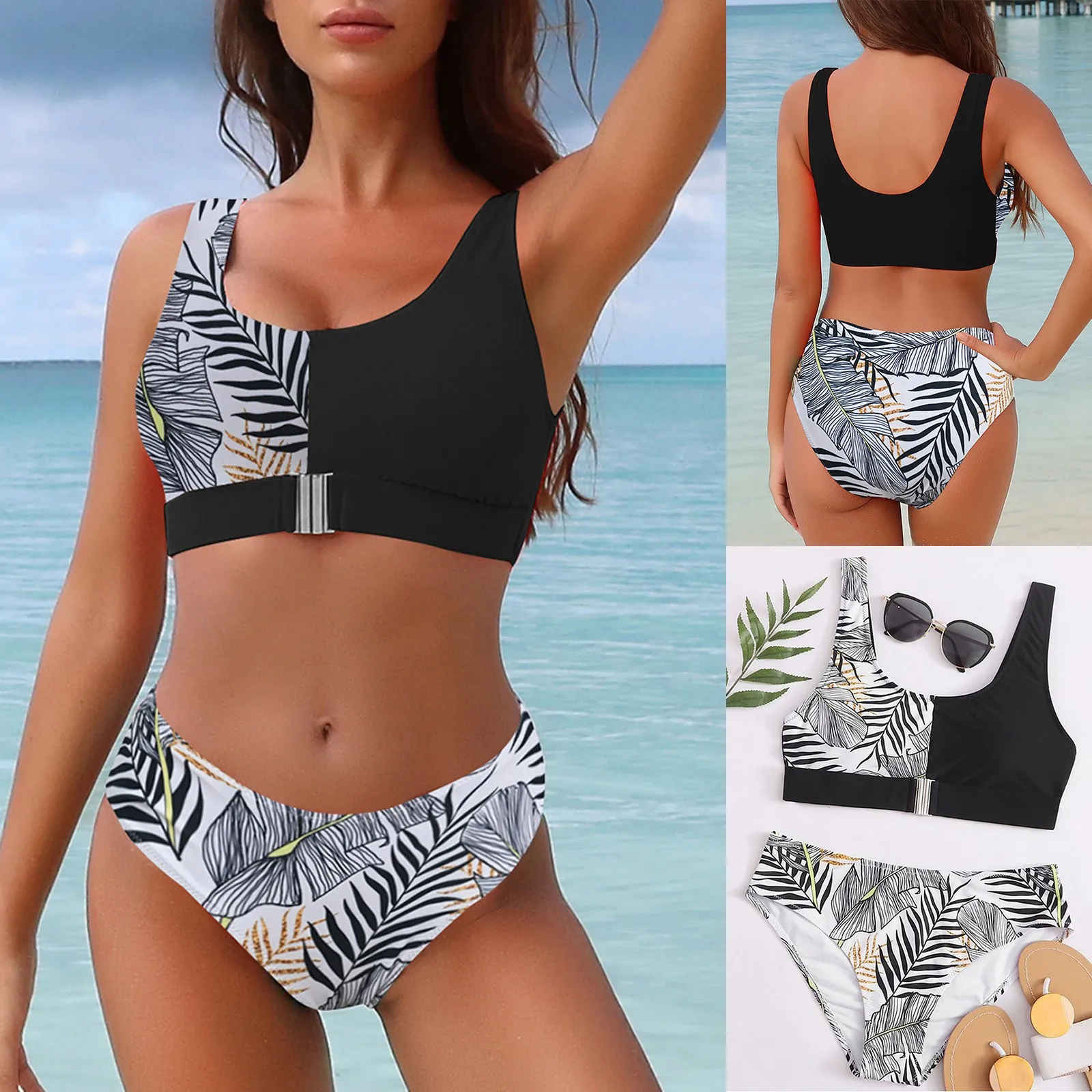 SAGACE 2021 Push Up Bikini Set Swimsuit Women Swimwear Leaf Print Beach Wear Swim Bathing Suit Beachwear Female Bathing Suit
SAGACE 2021 Push Up Bikini Set Swimsuit Women Swimwear Leaf Print Beach Wear Swim Bathing Suit Beachwear Female Bathing Suit