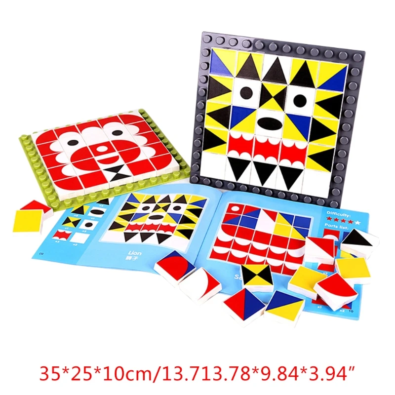 208pcs Wooden Puzzle Jigsaw Geometric Thinking Training Game Children Montessori 85DE 
208pcs Wooden Puzzle Jigsaw Geometric Thinking Training Game Children Montessori 85DE