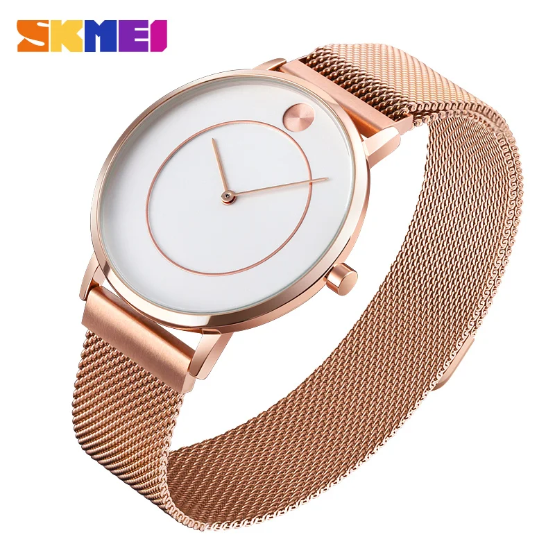 SKMEI Elegant Simple Quartz Mens Watches 2 Pointer Creative Dial Wristwatch Men Waterproof Stainless Steel Bracelet montre homme
SKMEI Elegant Simple Quartz Mens Watches 2 Pointer Creative Dial Wristwatch Men Waterproof Stainless Steel Bracelet montre homme