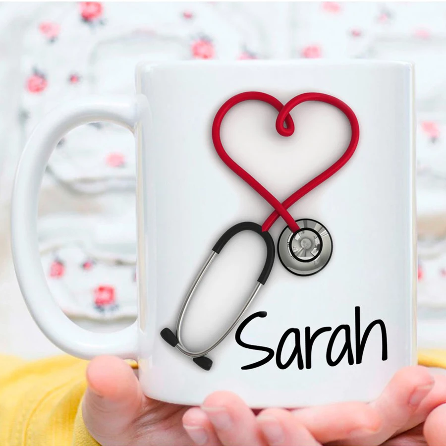 Personalized Mug!! Stethoscope Coffee Mug, a Funny and Unique Gift Mugs for Nurses and Doctors, Printed on Both Sides!
Personalized Mug!! Stethoscope Coffee Mug, a Funny and Unique Gift Mugs for Nurses and Doctors, Printed on Both Sides!