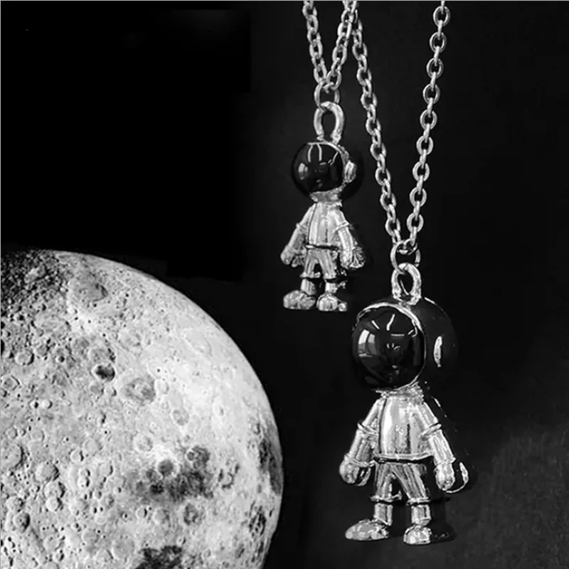 Fashion Robot Necklace Punk Style Hip Hop Astronaut Moon Spaceman Pendant Necklace
Fashion Robot Necklace Punk Style Hip Hop Astronaut Moon Spaceman Pendant Necklace