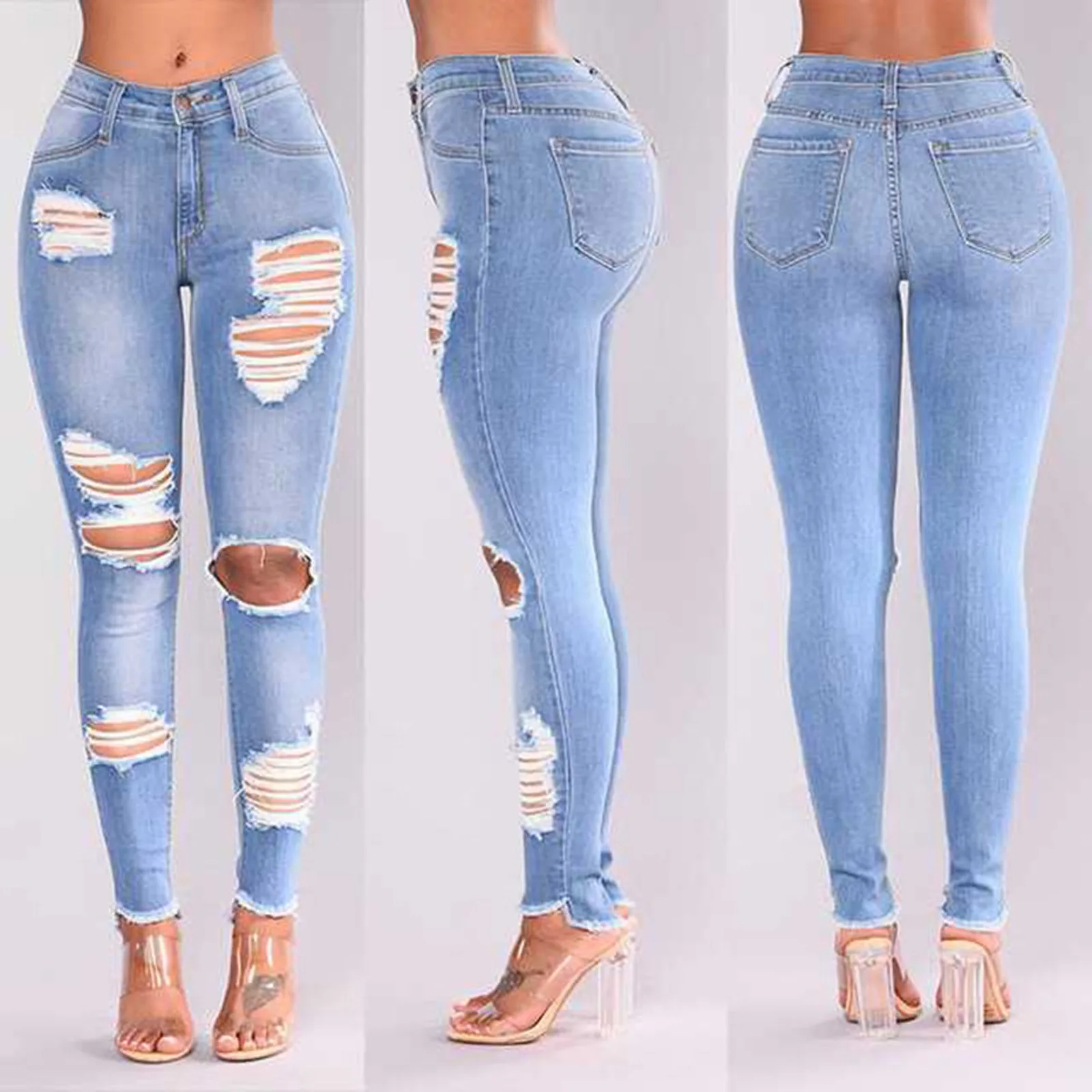 Women's Denim Shorts Slim Plus Size Ripped Hole Gradient Long Jeans Denim Regular Pants High Waist Jeans Streetwear Jean Women
Women's Denim Shorts Slim Plus Size Ripped Hole Gradient Long Jeans Denim Regular Pants High Waist Jeans Streetwear Jean Women