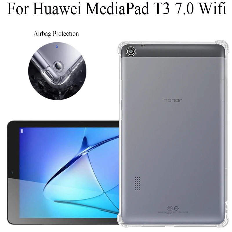 Tablet Case For Huawei MediaPad T3 7.0 Wifi TPU Airbag Protection Silicone Transparent Cover Soft Shell For 7.0" BG2-W09
Tablet Case For Huawei MediaPad T3 7.0 Wifi TPU Airbag Protection Silicone Transparent Cover Soft Shell For 7.0" BG2-W09