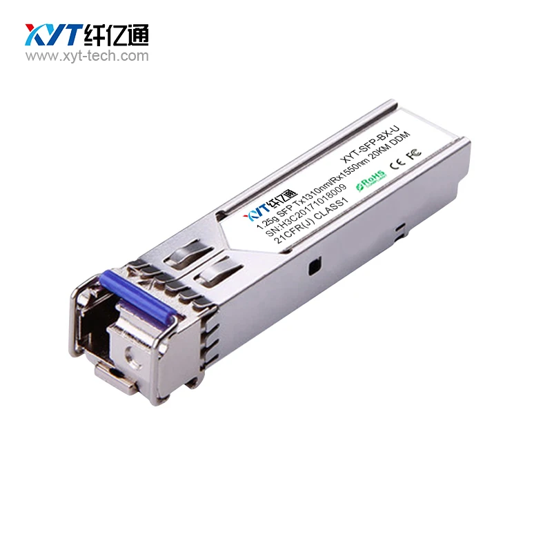 Коннектор LC SFP 1310Tx/1550R(1550Tx/1310Rx), 1000 м, волоконно-оптический трансивер с DDM 20 км, 1 пара
Коннектор LC SFP 1310Tx/1550R(1550Tx/1310Rx), 1000 м, волоконно-оптический трансивер с DDM 20 км, 1 пара