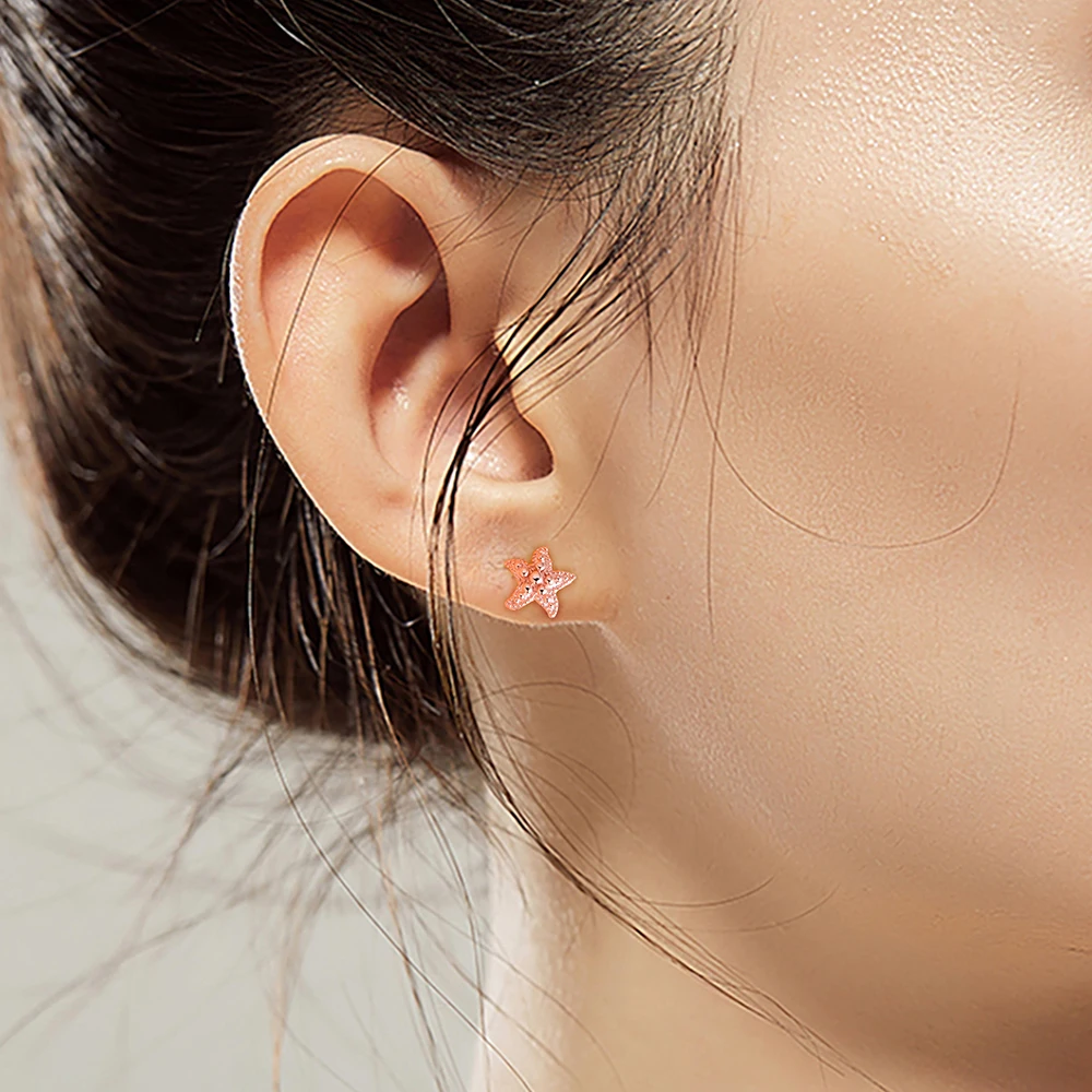 Fashion Female Beaded Starfish Stud Earrings Sterling Silver Jewelry Earrings For Woman Party Jewelry Making
Fashion Female Beaded Starfish Stud Earrings Sterling Silver Jewelry Earrings For Woman Party Jewelry Making