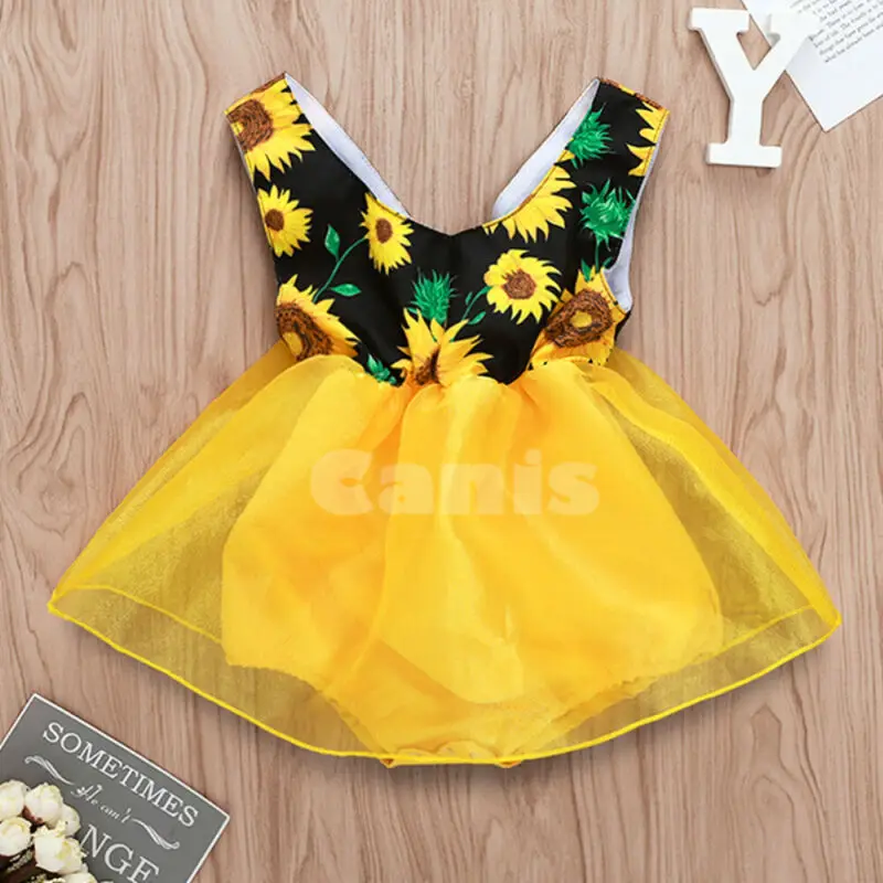 NEW Lovely Summer 0-18M Kid Girl Infant Tutu Dress Sunflower Jumpsuit Casual Sleeveless Sunsuit Outfit
NEW Lovely Summer 0-18M Kid Girl Infant Tutu Dress Sunflower Jumpsuit Casual Sleeveless Sunsuit Outfit