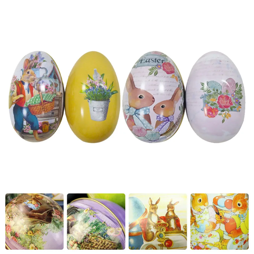 4Pcs Easter Egg-shaped Candy Box Decorative Jewelry Box Gift Box (Random Color)
4Pcs Easter Egg-shaped Candy Box Decorative Jewelry Box Gift Box (Random Color)