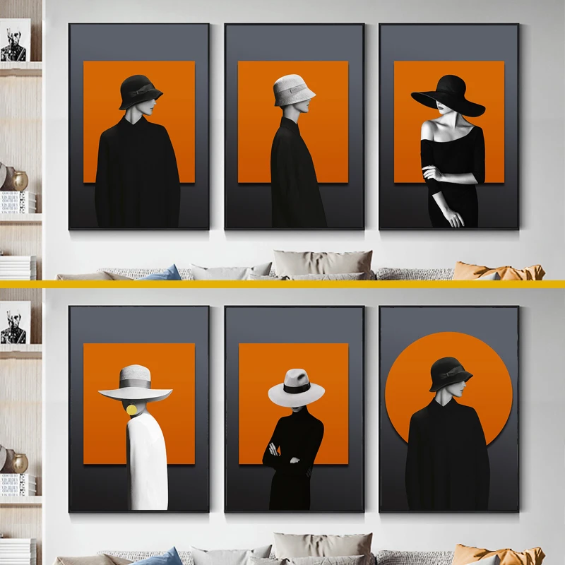 Modern figure decoration painting light luxury style corridor vertical art hat beauty portrait cloakroom hanging painting
Modern figure decoration painting light luxury style corridor vertical art hat beauty portrait cloakroom hanging painting