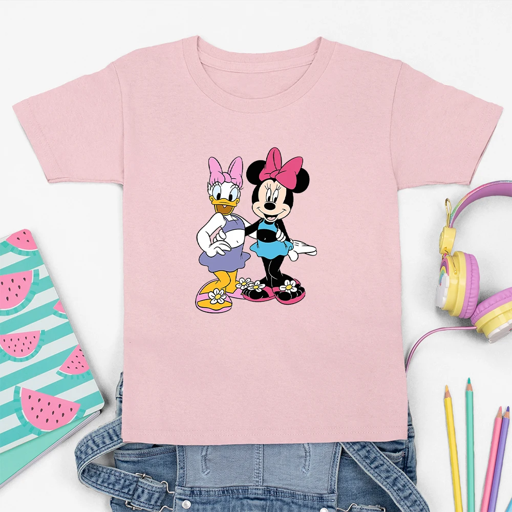 Disney T Shirt For Children Minnie and Daisy Best Friends Girls Clothes Fashion Urban Leisure Sister Shirt Toddler Girl T-shirt
Disney T Shirt For Children Minnie and Daisy Best Friends Girls Clothes Fashion Urban Leisure Sister Shirt Toddler Girl T-shirt