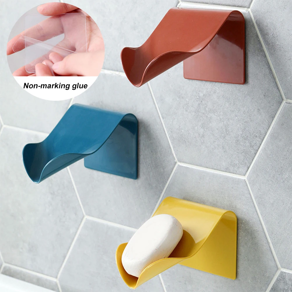 Wall Mounted Soap Holder Self Adhesive Soap Drain Rack Bathroom Soap Dish Home Supply For Kitchen Bathroom Accessories
Wall Mounted Soap Holder Self Adhesive Soap Drain Rack Bathroom Soap Dish Home Supply For Kitchen Bathroom Accessories