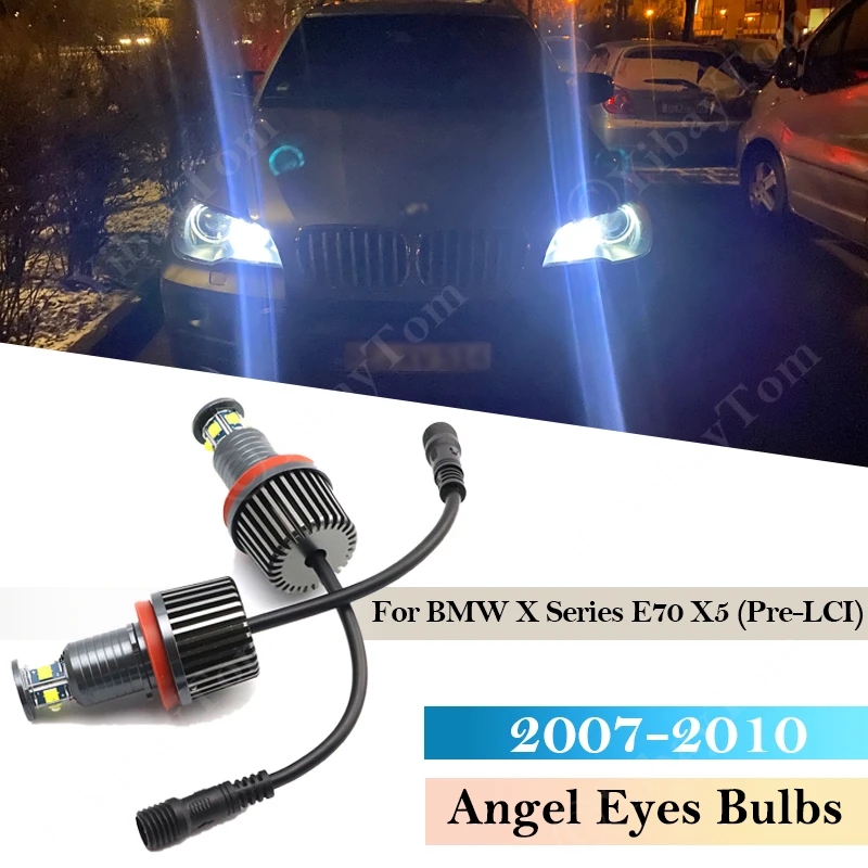 120W pair Light E81 E82 E87 E88 E90 E92 E93 E60 E71 E89 Angel eyes bulb LED For BMW X Series E70 X5 Pre-LCI 2007- 2010 Headlight
120W pair Light E81 E82 E87 E88 E90 E92 E93 E60 E71 E89 Angel eyes bulb LED For BMW X Series E70 X5 Pre-LCI 2007- 2010 Headlight