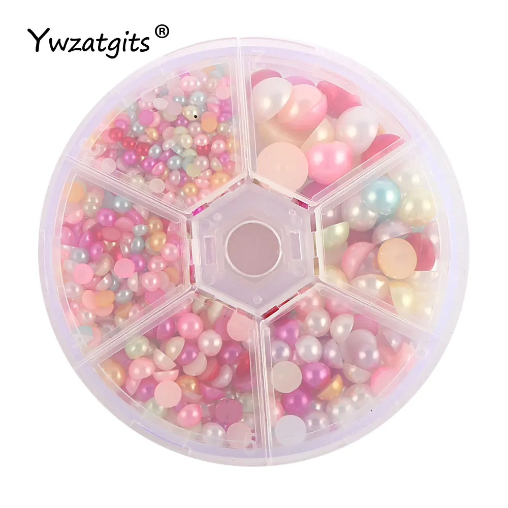 Ywzatgits 3/4/5/6/8 mm Colorful Half Round Beads Scrapbook Flat Back Beads DIY Clothing Accessory YF1038
Ywzatgits 3/4/5/6/8 mm Colorful Half Round Beads Scrapbook Flat Back Beads DIY Clothing Accessory YF1038