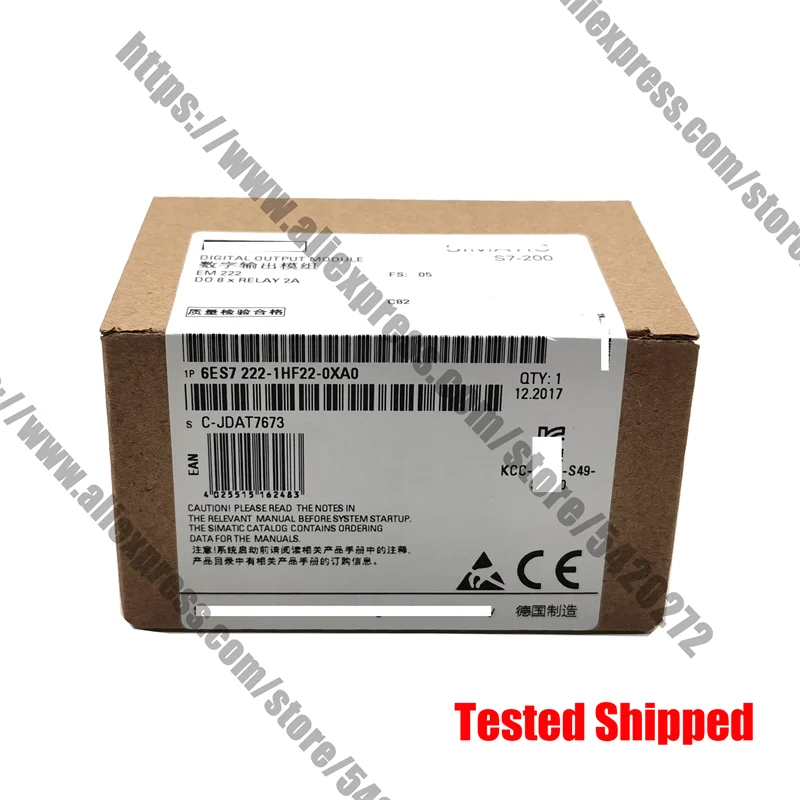 Compatible Simatic 6ES7 222-1HF22-0XA0 S7-200 6ES7222-1HF22-0XA0 EM222 8DO Relay Digital Output Module 6ES72221HF220XA0
Compatible Simatic 6ES7 222-1HF22-0XA0 S7-200 6ES7222-1HF22-0XA0 EM222 8DO Relay Digital Output Module 6ES72221HF220XA0