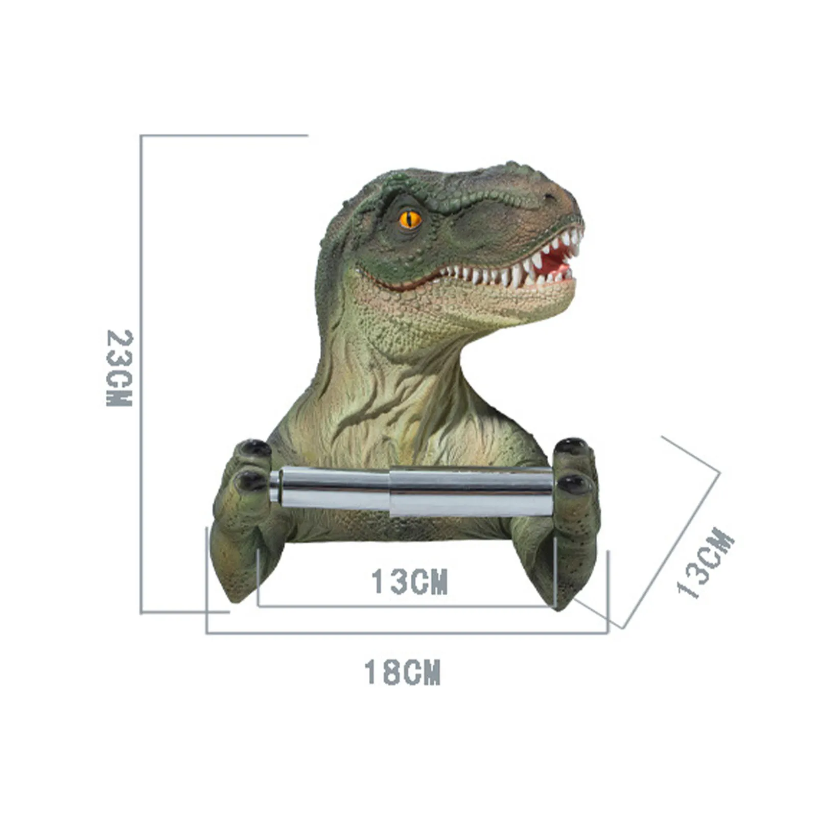 Dinosaur Roll Paper Holder Rack Toilet Paper Holder Tyrannosaurus Wall-mounted Roll Paper Holder Rack For Bathroom Home
Dinosaur Roll Paper Holder Rack Toilet Paper Holder Tyrannosaurus Wall-mounted Roll Paper Holder Rack For Bathroom Home
