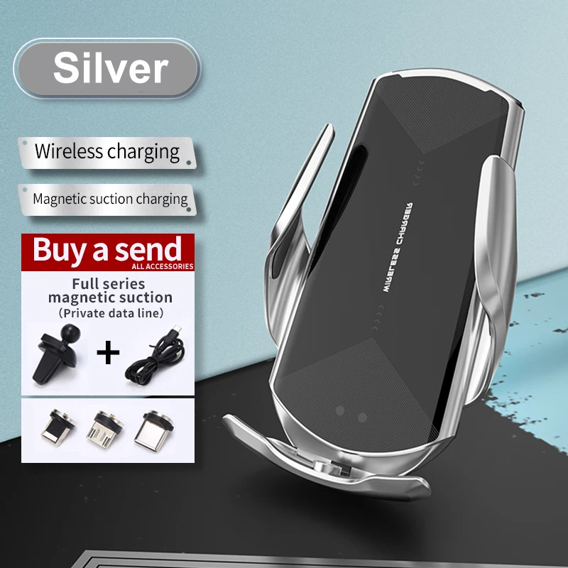 15W Car Wireless Charger Car Mount for Air Vent Mount Car Phone Holder Intelligent Infrared Fast Wireless Charging Charger
15W Car Wireless Charger Car Mount for Air Vent Mount Car Phone Holder Intelligent Infrared Fast Wireless Charging Charger