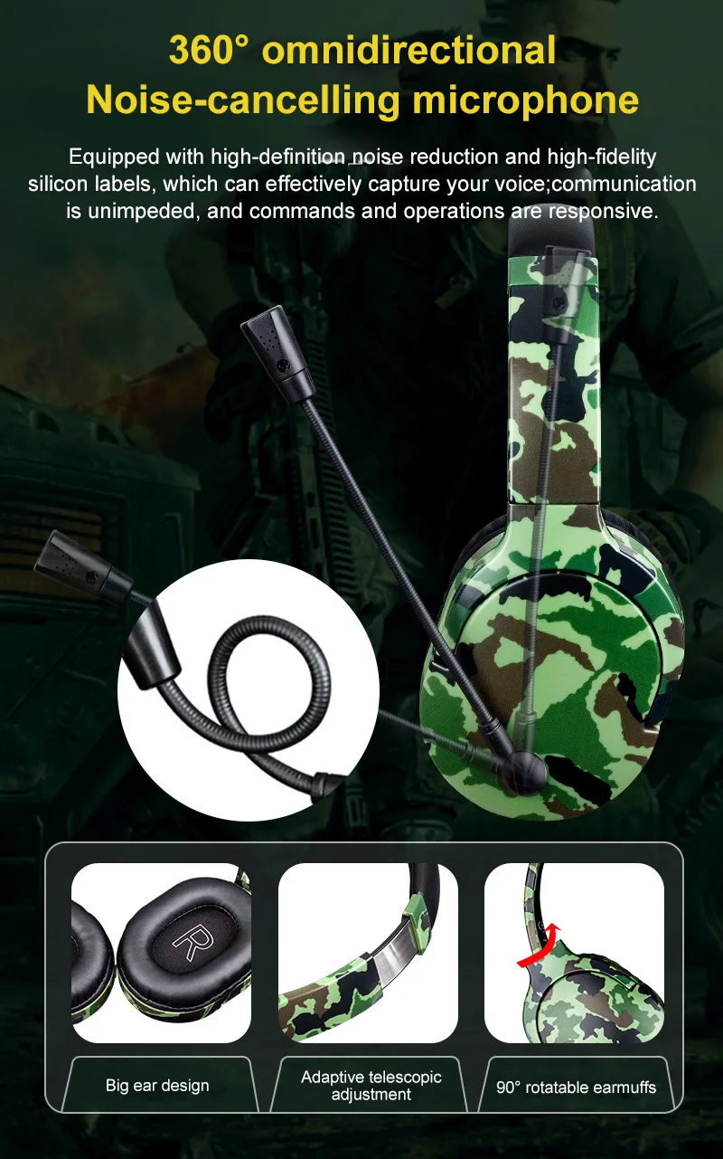 New Wireless Headphones Bluetooth Headset Stereo Headphone Gaming Earphones With Microphone Suitable For Playing Games And Call
New Wireless Headphones Bluetooth Headset Stereo Headphone Gaming Earphones With Microphone Suitable For Playing Games And Call