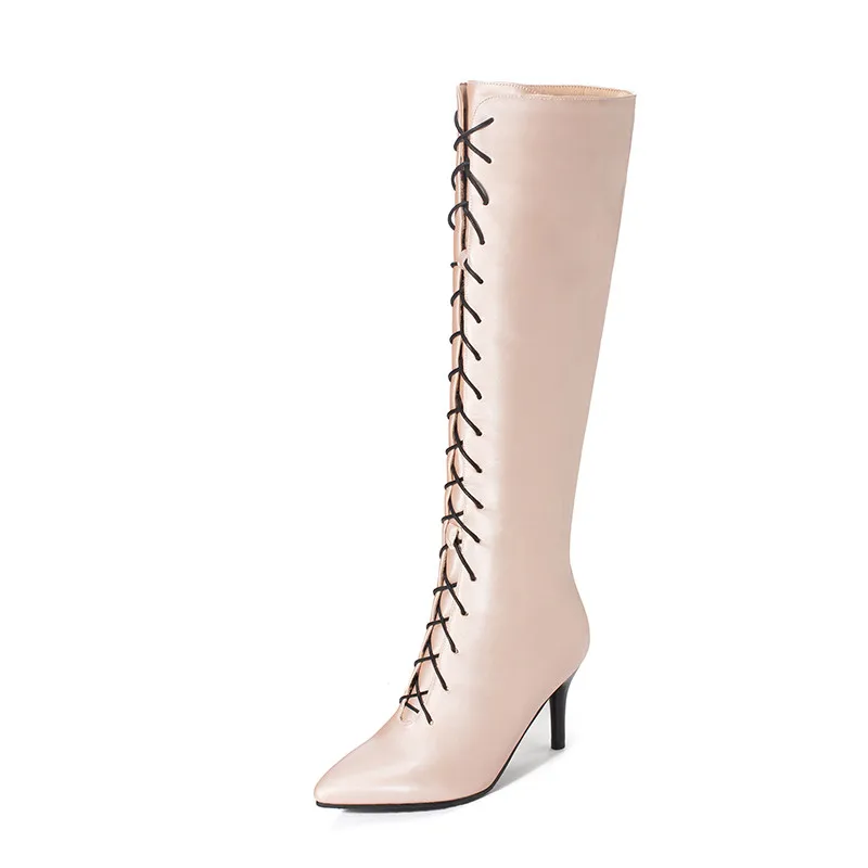 Fanyuan 2021 big size 48 knee high boots women zip pointed toe slim stiletto high heels party prom shoes woman autumn boots
Fanyuan 2021 big size 48 knee high boots women zip pointed toe slim stiletto high heels party prom shoes woman autumn boots