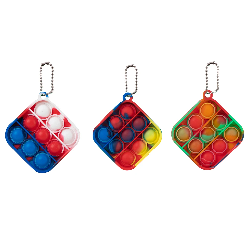 Silicone Square Tie-Dye Push Bubble Keychain Sensory Toy Anti-stress Relaxing Fidget Autism Toys Stress Relief Special Needs
Silicone Square Tie-Dye Push Bubble Keychain Sensory Toy Anti-stress Relaxing Fidget Autism Toys Stress Relief Special Needs