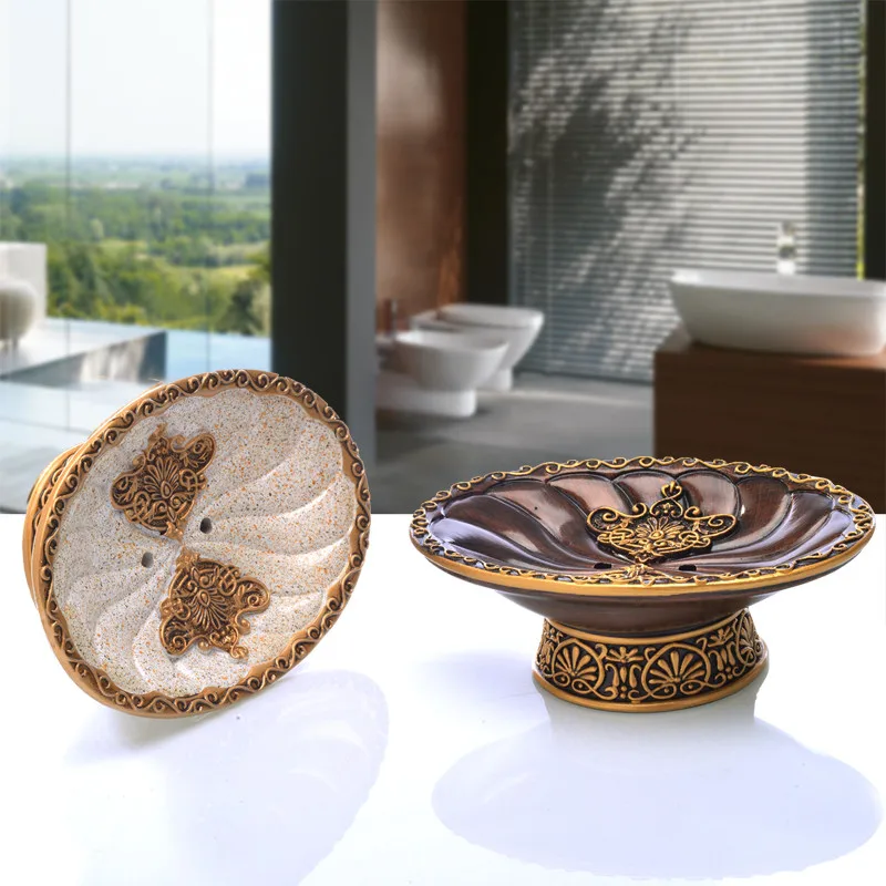 Soap Dishes Environmental Resin Materials European Style Soap Case Household Storage Box Bathroom Accessories Free Shipping
Soap Dishes Environmental Resin Materials European Style Soap Case Household Storage Box Bathroom Accessories Free Shipping
