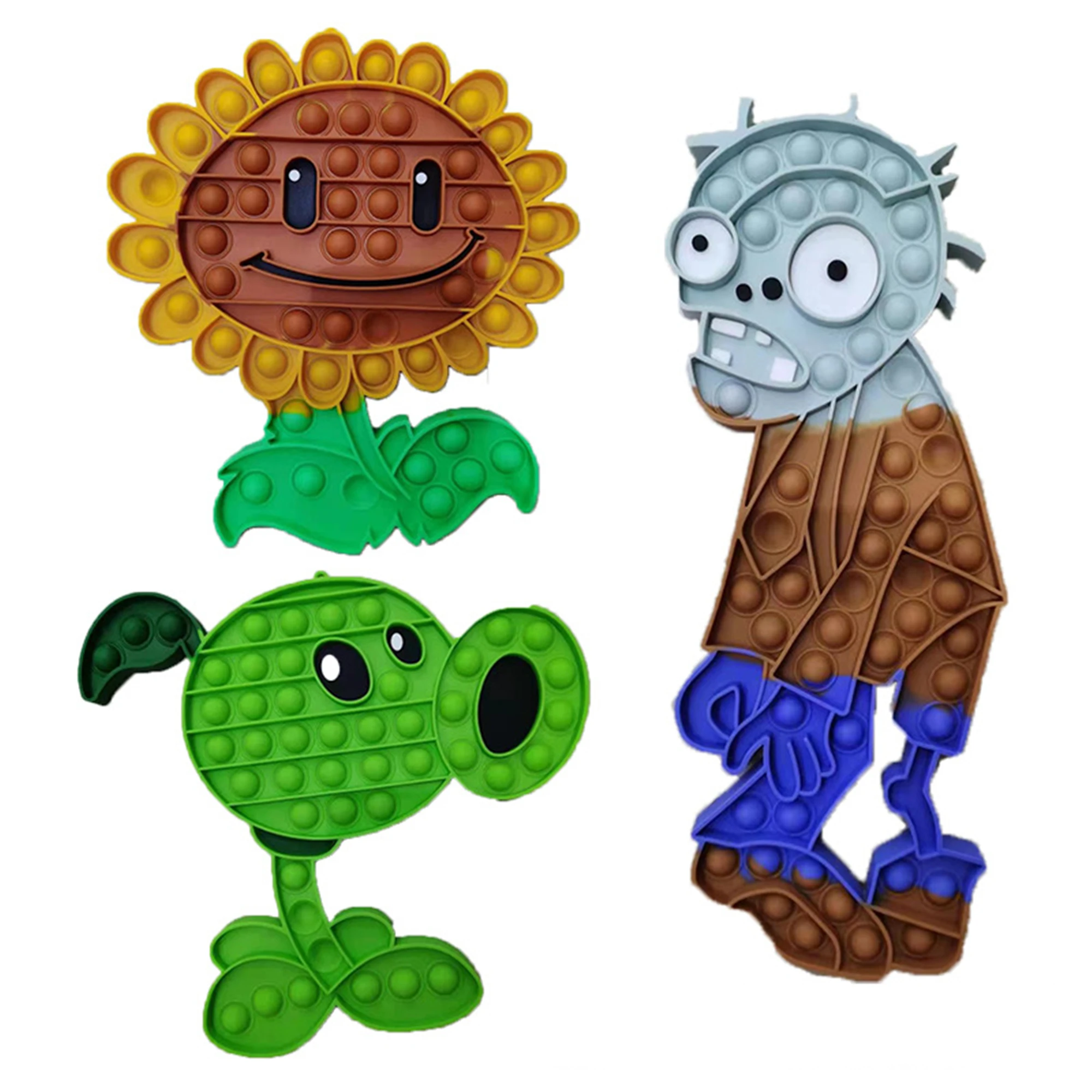 Plants vs Zombies Big Pop Push Bubble Fidget Toys Peashooter SunFlower Adult Aniti Stress Relief Squishy Squeeze Kids Toys Gifts
Plants vs Zombies Big Pop Push Bubble Fidget Toys Peashooter SunFlower Adult Aniti Stress Relief Squishy Squeeze Kids Toys Gifts
