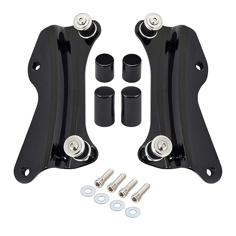 Motorcycle 4-Point Docking Hardware Kit Backrest Mounting Kit for Touring Street Glide Road King 2014-2020 Black
Motorcycle 4-Point Docking Hardware Kit Backrest Mounting Kit for Touring Street Glide Road King 2014-2020 Black
