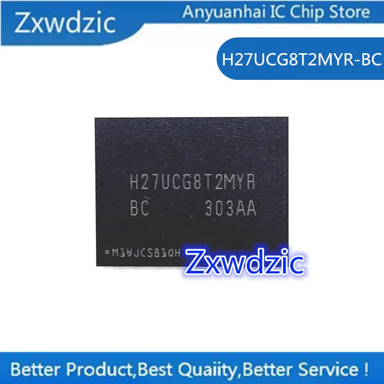 2pcs 100% new original H27UCG8T2MYR-BC LGA memory chip H27UCG8T2MYR BC 
2pcs 100% new original H27UCG8T2MYR-BC LGA memory chip H27UCG8T2MYR BC