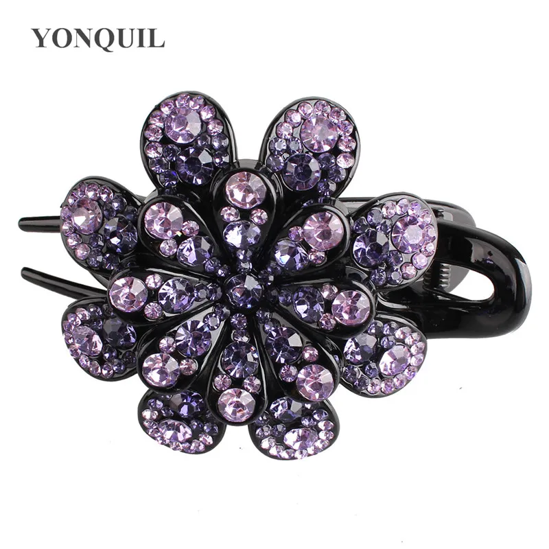 Rhinestone Shining Flower Hair Claws for Women Full Crystal Hairpin Girls Ladies Fancy Headwear Colorful Hair Accessories
Rhinestone Shining Flower Hair Claws for Women Full Crystal Hairpin Girls Ladies Fancy Headwear Colorful Hair Accessories