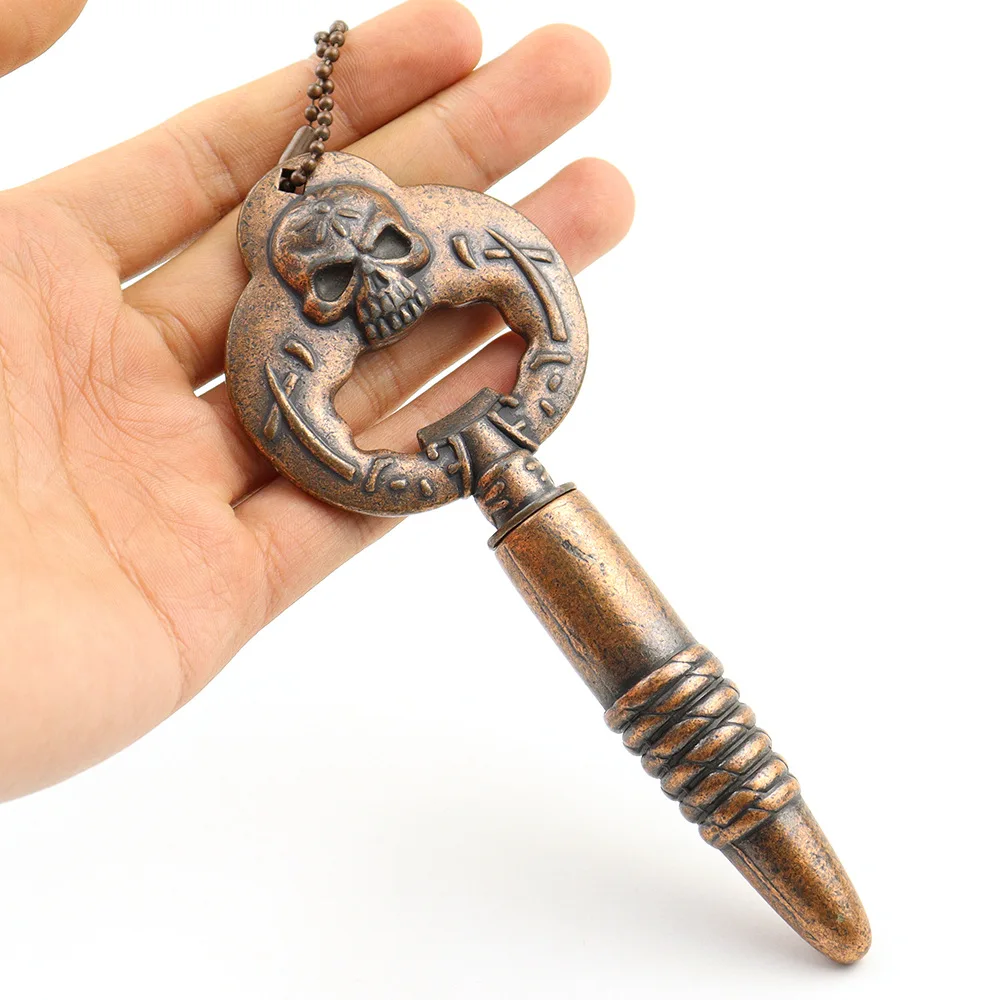 Многофункциональная открывалка для пива, штопор, винтажный металлический брелок в виде черепа, подарки Вечерние 
Многофункциональная открывалка для пива, штопор, винтажный металлический брелок в виде черепа, подарки Вечерние