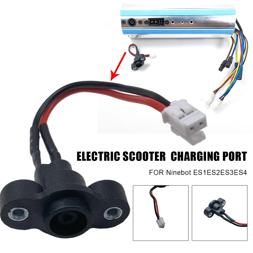 Electric Scooter Charging Port with Cables Scooter Controller Charging Cord Port for Ninebot ES1/ES2/ES3/ES4 ScootersAccessories
Electric Scooter Charging Port with Cables Scooter Controller Charging Cord Port for Ninebot ES1/ES2/ES3/ES4 ScootersAccessories